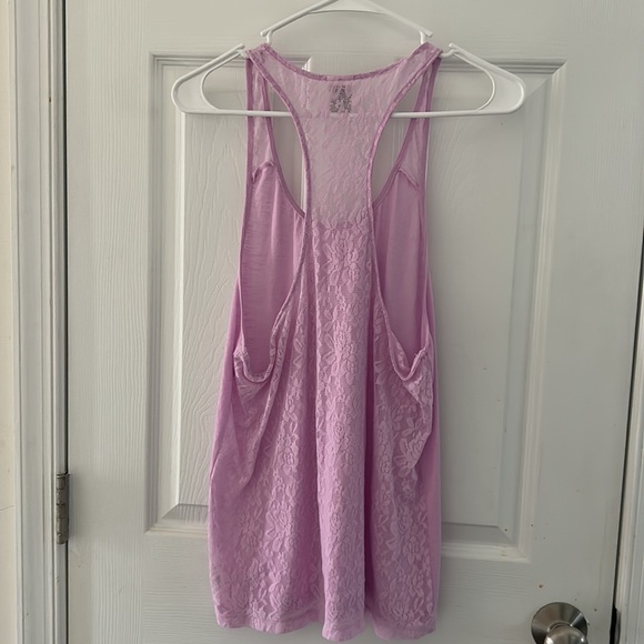 VS PINK Lace Racerback Tank - Picture 2 of 5